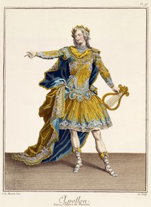 Kostuum voor Apollo in de opera 